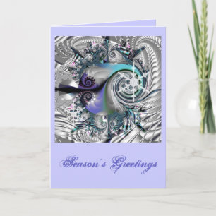 Seasonal greeting card with text