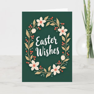 Seasonal Greetings Floral Card