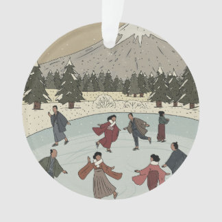 Seasonal Ice Skating Ornament