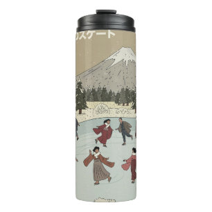 Seasonal Ice Skating Thermal Tumbler