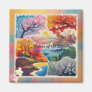 "Seasonal Landscapes Alive" Magnet