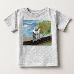 Seasonal Owl Print Baby T-Shirt