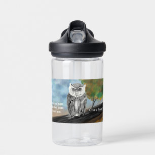 Seasonal Owl Print Water Bottle