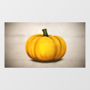 Seasonal Pumpkin, Thanksgiving, Halloween, Fall Window Cling