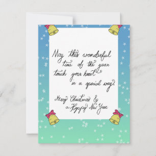 Seasonal quote Flat Holiday Card