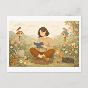Seasonal Reading: Spring Postcard