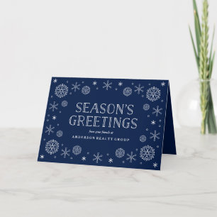 Seasonal Snowflakes Corporate Holiday