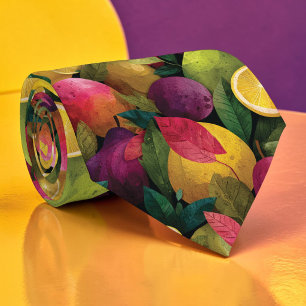 Seasonal Summer Fruit Necktie Tie