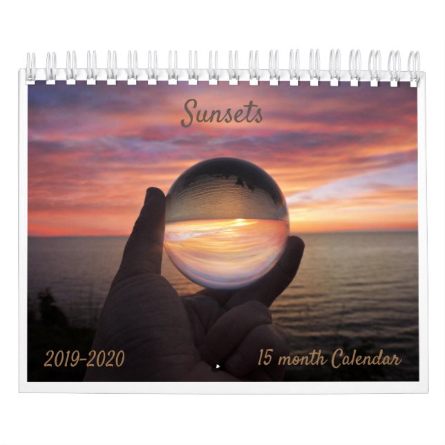 Seasonal Sunsets Calendar (Cover)