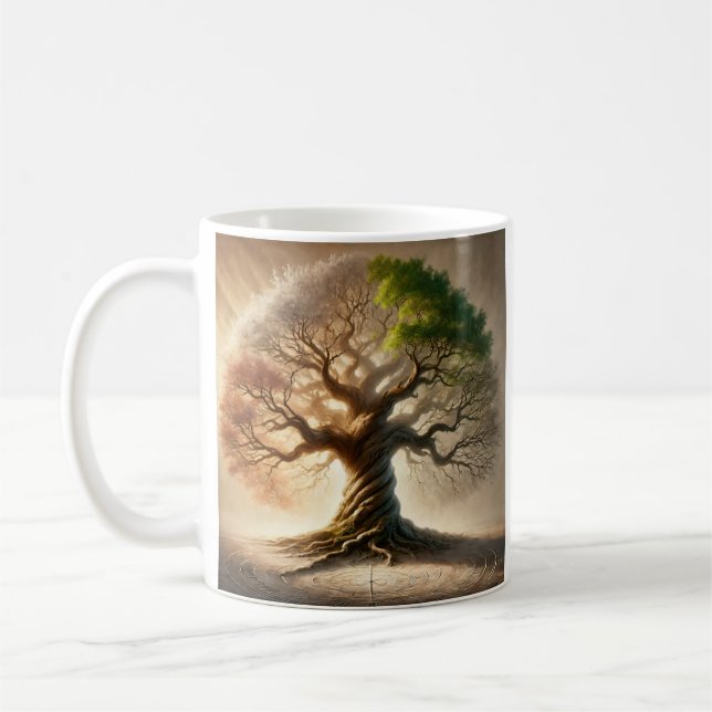 Seasonal Tree Coffee Mug (Left)
