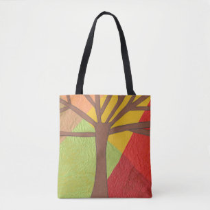 Seasonal Tree Tote Bag