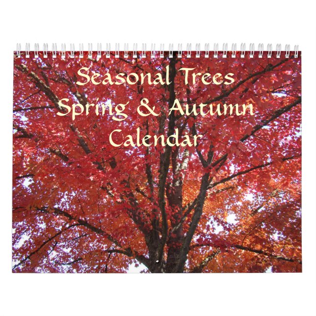 SEASONAL TREES Calendars SPRING AUTUMN (Cover)