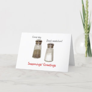 Seasonings Greetings Holiday Card