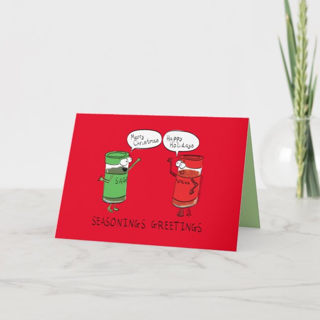 Seasonings Greetings Spices Card (Front)