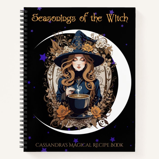 Seasonings of the Witch Recipe  Notebook (Front)