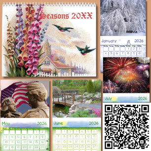 Seasons 20XX Calendar