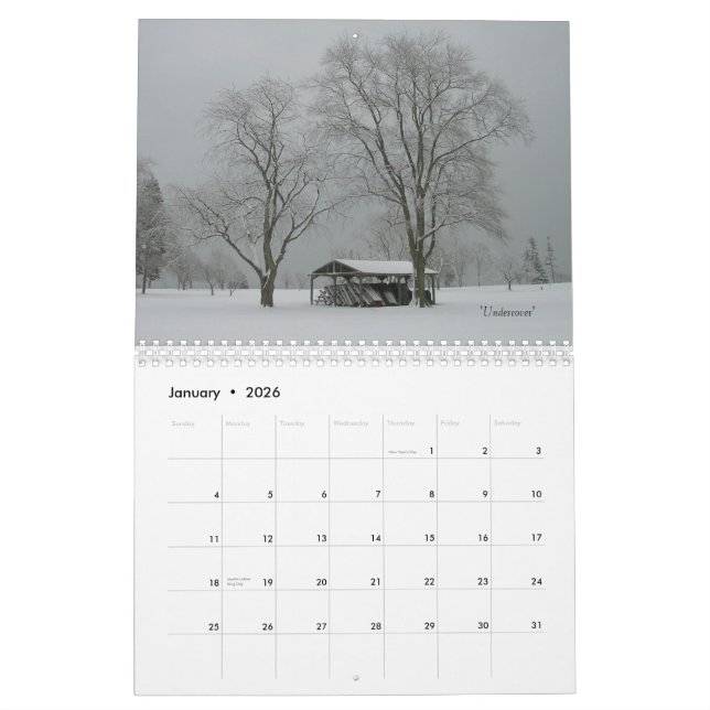 "Seasons"  4 Seasons of Beauty Calendar (Jan 2026)