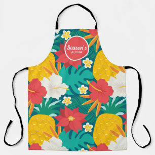 Season's Aloha Hawaiian Apron