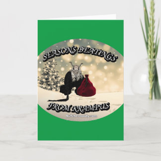 Season's Beatings From Krampus - Christmas Card