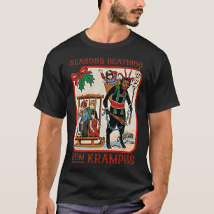 Seasons Beatings From Krampus Christmas T-Shirt