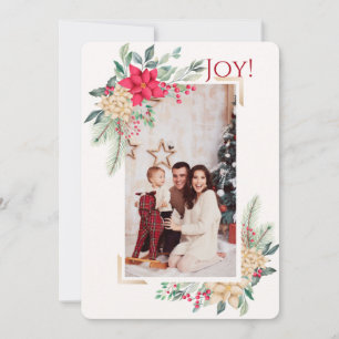 Season's Beauty Holiday Photo Card