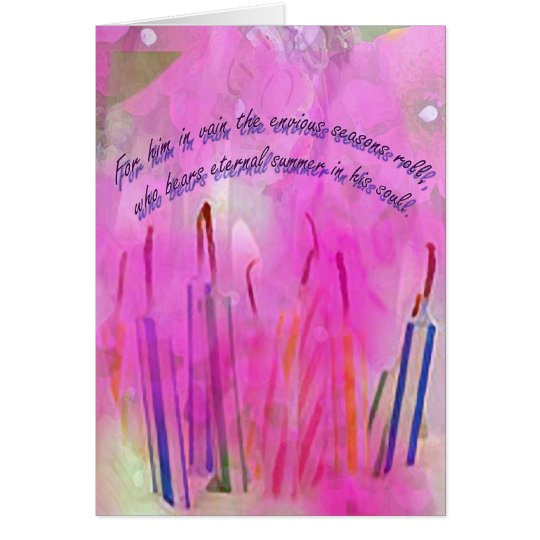 Seasons Birthday Card