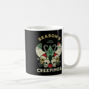 Seasons Creepings Fun Halloween Christmas Graphic Coffee Mug