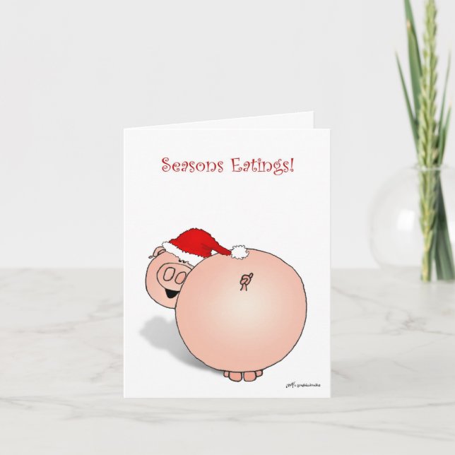 Seasons Eatings card (Front)