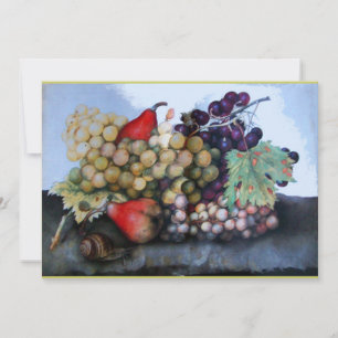 SEASON'S FRUITS 1 ,blue Announcement