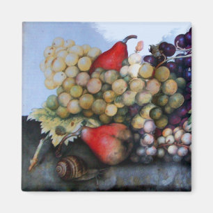 SEASON'S FRUITS 1 - GRAPES AND PEARS MAGNET