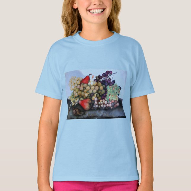 SEASON'S FRUITS 1 - GRAPES AND PEARS T-Shirt (Front)