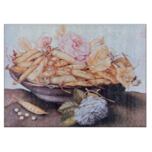 SEASON'S FRUITS 6 - BEANS AND ROSES CUTTING BOARD