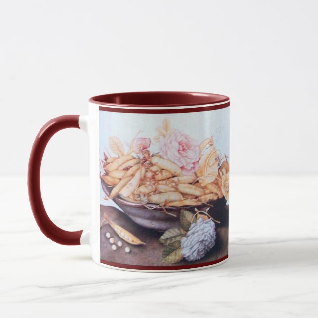 SEASON'S FRUITS 6 - BEANS AND ROSES MUG (Left)