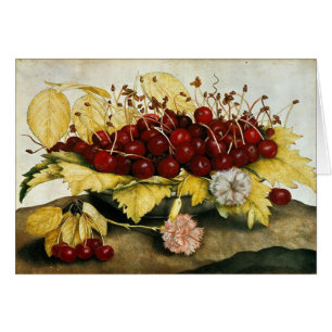 SEASON'S FRUITS / CHERRIES AND CARNATIONS