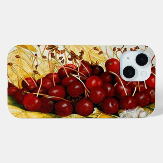 SEASON'S FRUITS / CHERRIES AND CARNATIONS  Case-Mate iPhone CASE (Back (Horizontal))