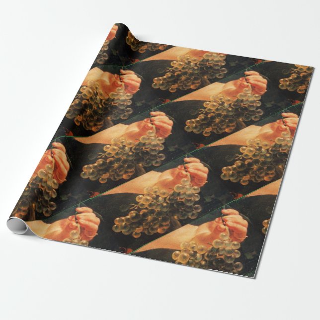SEASON'S FRUITS / Grapes Wrapping Paper (Unrolled)