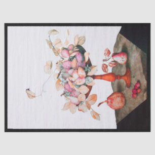 SEASON'S FRUITS /JASMINES ,PRUNES,PEARS TISSUE PAPER