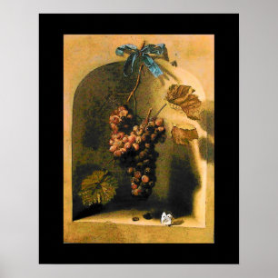 SEASON'S FRUITS -PROSPERITY yellow brown black Poster