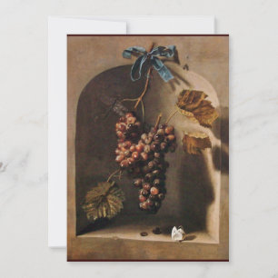 SEASON'S FRUITS - PROSPERITY ,yellow green brown Invitation