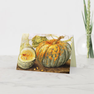 SEASON'S FRUITS  / PUMPKINS CARD