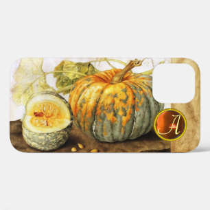 SEASON'S FRUITS  / PUMPKINS MONOGRAM iPhone 12 CASE
