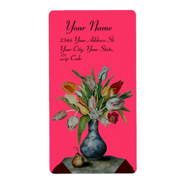 SEASON'S FRUITS -TULIPS pink (Front)