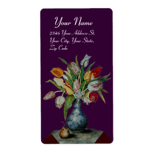 SEASON'S FRUITS -TULIPS ,purple