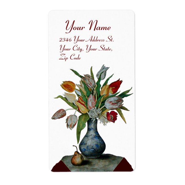 SEASON'S FRUITS -TULIPS white (Front)