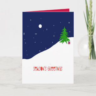 Season's Greeting Holiday Card