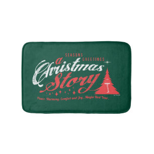 Season's Greetings - A Christmas Story Bath Mat