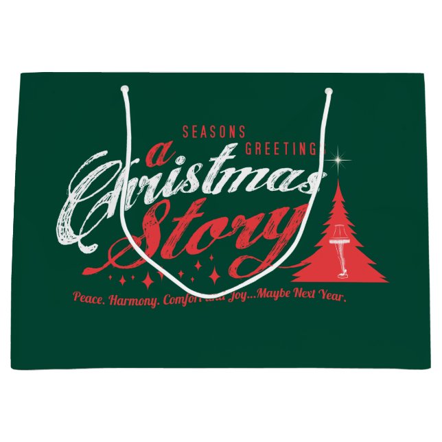 Season's Greetings - A Christmas Story Large Gift Bag (Front)