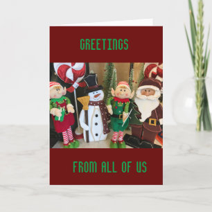 SEASONS GREETINGS AND ENJOY THE HOLIDAY CARD