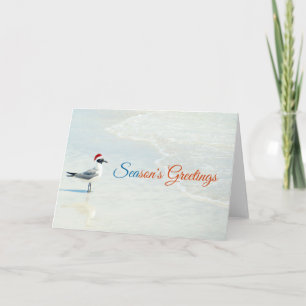 Season's Greetings Beach Christmas Card