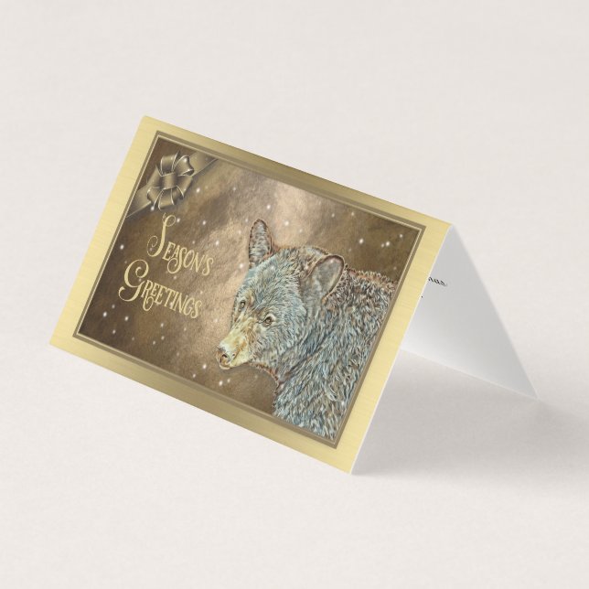 Season's Greetings - Black Bear (Front)